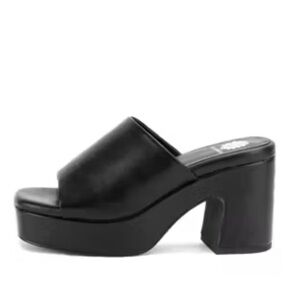 A New Day Black Women's Slide Chunky Heeled Sandals New size 8.5